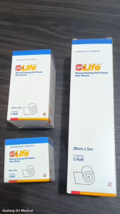 Chrona Lifemed Wound Dressing Roll Non-Woven | Plester Luka Chrona Life Med 5cm x 5m 10cm x 5m. 20cm x 5m - Box Isi 1 Roll