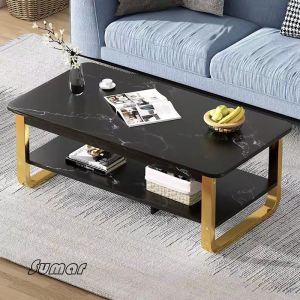 SUM🌈โต๊ะกาแฟ 2ชั้น โต๊ะหน้าโซฟา โต๊ะรับแขก โมเดิร์น สไตล์ไม้ ถูกสร้างขึ้นโดย Sum