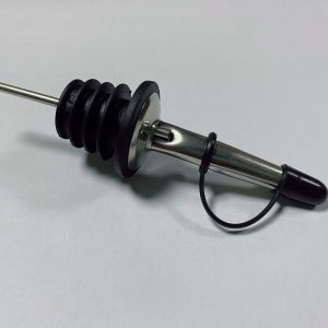 4 PCs Automatic Cover Wine Container Stainless Steel Pour Spouts Red Wine Wine Container Cork with Lid Silicone Plug Cocktail Shaker