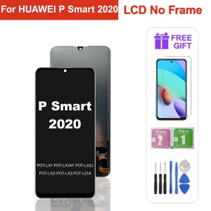 6.21" LCD Display For Huawei P Smart 2020 LCD POT-LX1 LX2 LX3 LCD Touch Screen Digitizer Assembly Replaceable Part With Frame