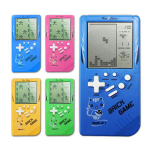 Retro handheld game console puzzle game with adjustable difficulty and speed small and easy to carry the best gift