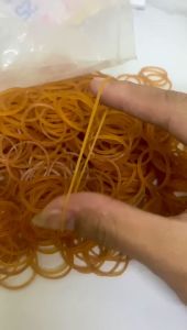 O&E High Quality Rubber Band Hair Salon Perm Getah Rambut Japan Perm Rubber Band No Stick Together