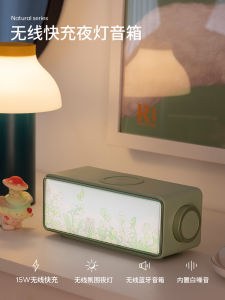 Wireless Fast Charging Bluetooth Speaker Birthday Gift for Boys And Girls Atmosphere Night Light Small Sound Teachers Day Gift