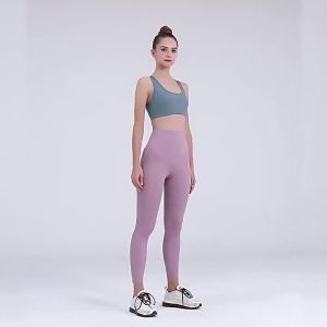 Alo กางเกงโยคะ yoga กางเกงทรงฉลามรัดรูปเอวสูงแบบใหม่สำหรับผู้หญิง