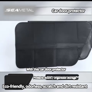 SEAMETAL Front Rear Door Panel Cover Pet Scratch Barrier Light Splash Resistance Detachable Travel Accessory