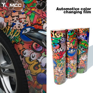 Graffiti Vinyl Film 150cm Car Sticker Skateboards Decor Camouflage Cartoon Color Change Film Bicycles Computer Waterproof Foil