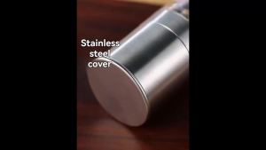 Salt And Pepper Grinder 2 in 1 Manual Stainless Steel Salt Pepper Mills With Adjustable Plastic Grinding Spice Mill Kitchen Tool