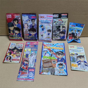 Bandai | Original Genuine Classic Anime Conan Anime Peripheral Card Sticker Mini Badge Mouri Ran Kuroba Kaito Fan Collection Gift