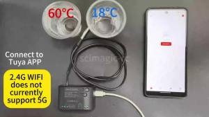 Tuya Smart WiFi Temperature Switch 10A 220V Controller 2000W Intelligent Thermostat Work With 433MHz RF Alexa Google Home