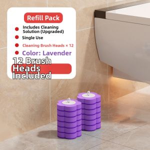 FAJIENUO | Disposable 360 Degree Cleaning Toilet Brush Set