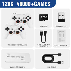 M15 4K Video Game Console Game Stick Retro Handheld Game Player M8 Plus  Built-in 30000 Games For GBA/SFC/Arcade Game Boy Gift