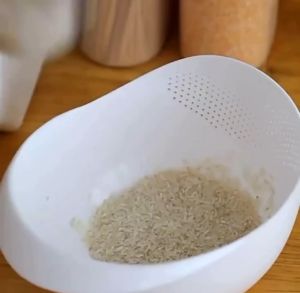Wadah Tempat Cuci Beras / Tirisan Beras Saringan Tirisan Pencuci Buah Sayuran / Baskom Cuci Beras Baskom Serbaguna / Wadah Pencuci Terlaris