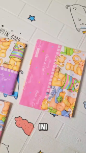 1 pcs kain bedong bayi 90x90 cm. bahan halus dan lembut motif lucu