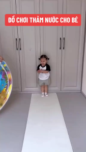 Thảm Nước 100cm Thảm Đệm Nước Thảm Nhún Cho Bé Chống Tràn Tặng Kèm Bơm Đồ Chơi Trẻ Em Summer Mùa Hè