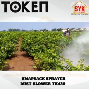 SYK TOKEN TK420 (14 Liter) Knapsack Sprayer Mist Blower Mist Duster Mesin Pump Racun Pam Racun Blower Angin