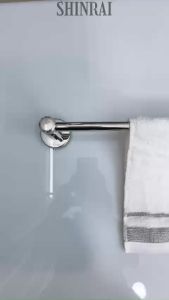 Tổng Kho Sỉ ) Thanh Treo Khăn Tắm  Giá khăn Đơn Thanh Tròn INOX304 Loại Dày 60 Cm SHINRAI