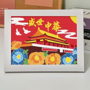 DIANDIANHUA | Bộ DIY Vẽ Kim Cương Chủ Đề Yêu Nước