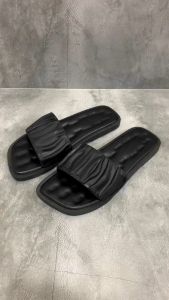OKAIDO Sandal Flat Slides Wanita Cewek Perempuan Gaya Fashion Korea Style Empuk Nyaman Lembut