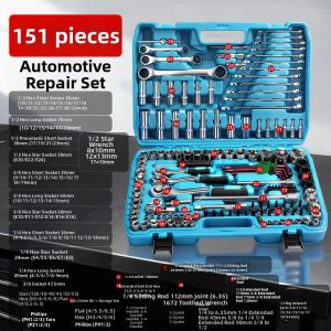 DAIENGONGJU | Ratchet Wrench and Socket Set for Motorcycle and Car Repair