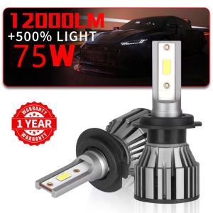 2PCS H7 H4 LED Car Headlight Bulbs H1 H11 HB3 9005 HB4 9006 9012 White LED Fo0g Lights 120000LM Turbo Fan Car Light Lamp 12V 24V