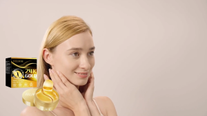 EELHOE 24K Gold Firming Eye Mask Moisturizes the Eye Area Reduces Fine Lines Brightens Skin Tone Eye Care