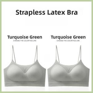 PIER N°5 | Comfortable Wireless Bra Womens Seamless Strapless Vest Style Gathered Push Up Underwear Breathable Skin Friendly Nylon