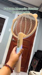 4 in 1 Foldable Electric Mosquito Killer Mosquito Swatter Mosquito Racket Killer Rechargeable