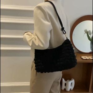 Stellafashion1991 #Y251 Soft Cloud Cotton Candy Womens Handbag Gentle Shoulder Bag lightweight Large Tote Bag