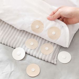 JIYAN2866 12Pcs Multifunctional Duvet Cover Snap Clips Anti Slip Easy to use Quilt Corner Anti-slip Sheet Buckle Household Wrinkle Ironing Mattress Cover Fixed Button Bedding Supplies