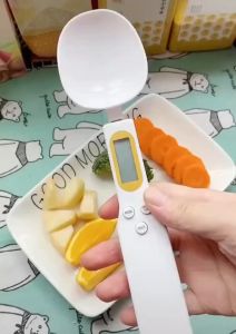 Digital Kitchen Measuring Spoon with LCD Display 500g/0.1kg Precision Scale for Cooking and Baking Easy-Clean Spoons