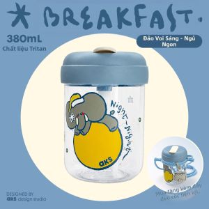 AKS | Cốc Straw An Toàn cho Học Sinh bằng Tritan