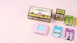 Early Learning Flash Card Reader Machine Educational Electronic Toy Smart Talking Machine Reading Audio Children Gift