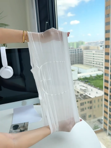 STAR FRUIT กางเกงในบ็อกเซอร์ของผู้ชายผ้าไหมโปร่งแสงชิ้นเดียวไร้รอยต่อเนื้อบางเบาและโปร่งใส