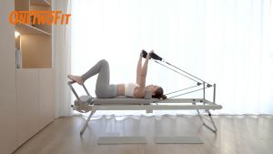 OneTwoFit Yoga Pilates Giường Năm Mảnh Bộ Đa Năng Trượt Sắt Pilates Giường Pilates Thiết Bị