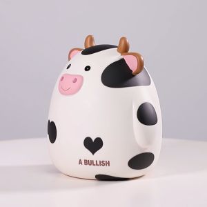 Piggy BankCute Cow Money Bank for Boys and GirlsChildrens Shatterproof Coin BankBest Birthday for Children