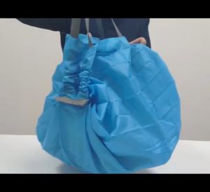 Foldable Tote bag Shopping bag Recycle bag Waterproof eco friendly. Foldable compact. Gift idea. Large Capacity.