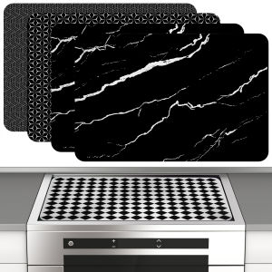 Silicone Induction Cooktop Mat Countertop Protector Scratch Induction Cover Kitchen Glass Ceramic Protector Kitchen Accessories
