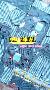 37pcs Paket Premium Perlengkapan Baju Celana Bayi Baru Lahir FREE Bedong 0-12 Bulan Hijau Mint Series SNI Sale 9.9