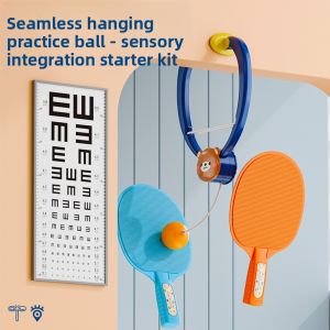 JIFANPAUL | Hanging Table Tennis Trainer Indoor Door Installation