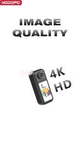 MODOFO H91 Mini Action Camera 30fps with Rotated Lens 1080P WIFI Motorcycle Camera for Vloggin
