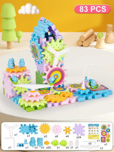 YIXIN | Versatile Educational Electric Building Blocks Large Pieces Rotatable Gears