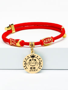 Pet Bell Necklace Dog Cat Collar Engraved Cat Tag Dog Tag Anti-Lost Hanging Tag Ornament Collar Cat Collar