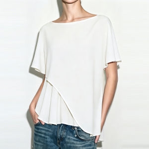 AMII | Commuter Style Spliced Design Blouse