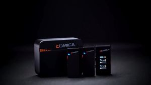 Micro thu âm không dây Comica Vimo C1/C2/C3 - Micro cài áo cổng 3.5mm cho điện thoại & máy ảnh