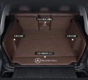 Stripe design Car trunk mat boot tray cargo mat main bottom mat custom fit rear mat leather waterproof mat(please note the brand\model \years\photo)