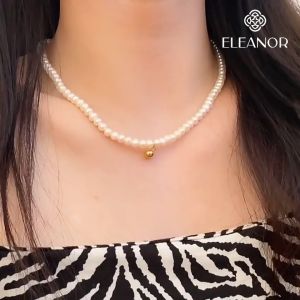 Dây chuyền nữ ngọc trai nhân tạo Eleanor Accessories vòng cổ chuỗi hạt phụ kiện trang sức 6517
