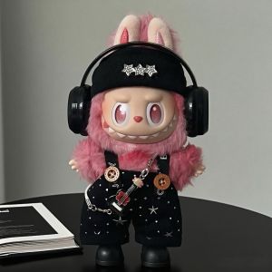 Labubu Kids Clothes Set 17cm Rubber Fabric Front High Energy Compatible Love Cool Style Trendy Toys for Boys And Bé Gáis