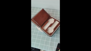 4‑Slot PU Leather Zipper Watch Travel Case Portable Wristwatch Storage Organizer for Watch Collection