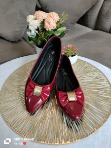 flat shoes wanita terbaru 02 / flat shoes wanita kekinian korean style / flatshoes wanita elegan