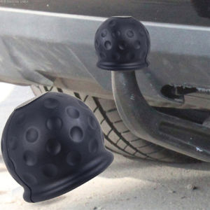 Car Universal 50mm Tow Bar Cap Tow Ball Protective Cap Durable Caravan Protection Towing Hook Tow Ball Cover Car Accessories